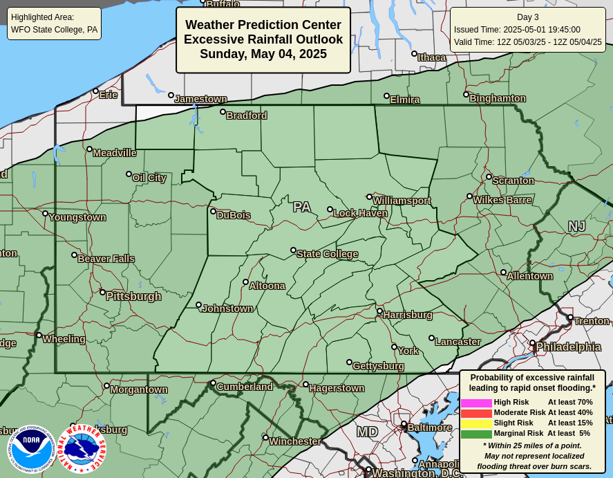 Day 3 Excessive Rainfall Outlook