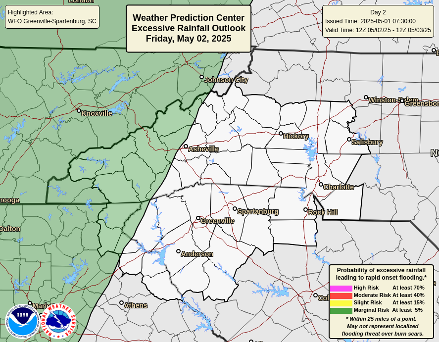 Day 2 Excessive Rainfall Outlook