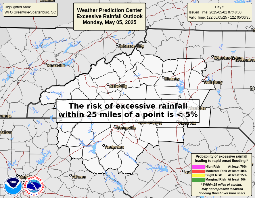 Day 5 Excessive Rainfall Outlook