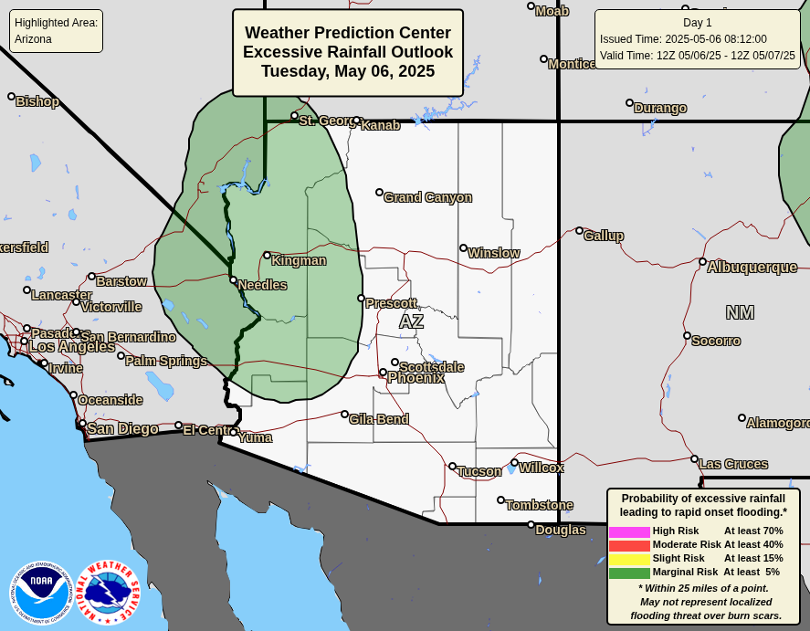 Current monsoon precipitation outlook