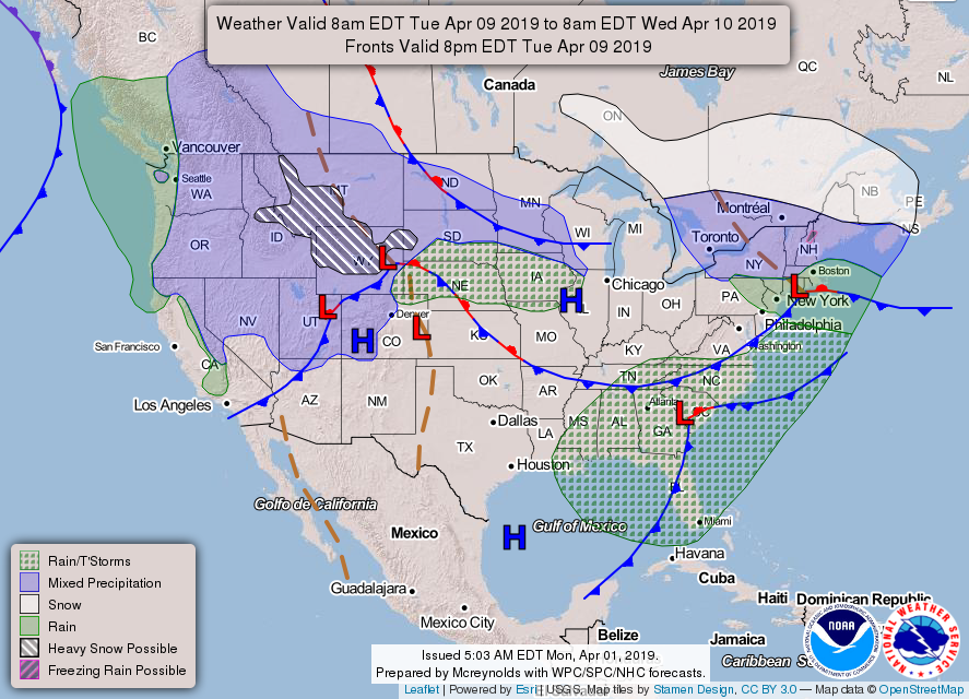 National Forecast Chart Day 3