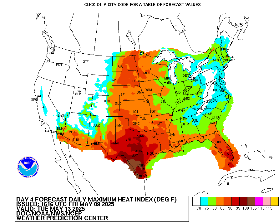 Heat Index Day 4