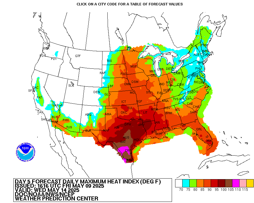 Heat Index Day 5