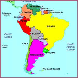 South America imagemap