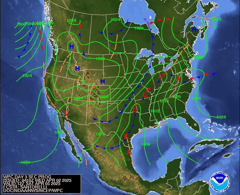 Day 3 Fronts and Pressures