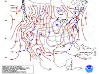 Final Day 3 Fronts and Pressures for the CONUS