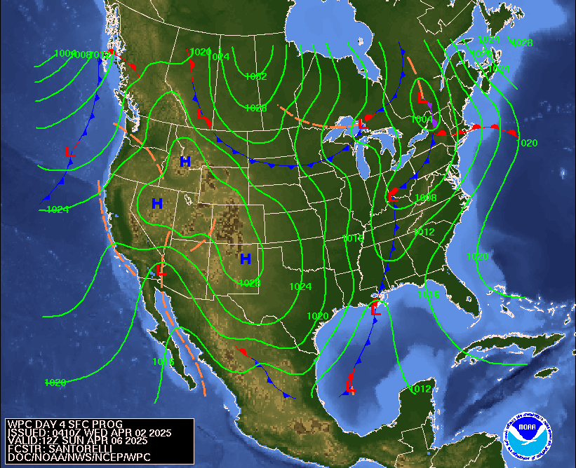 Day 4 Fronts and Pressures