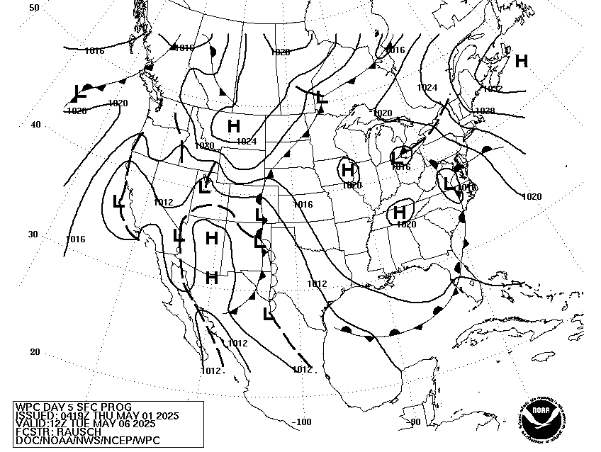 Day 5 Fronts and Pressures