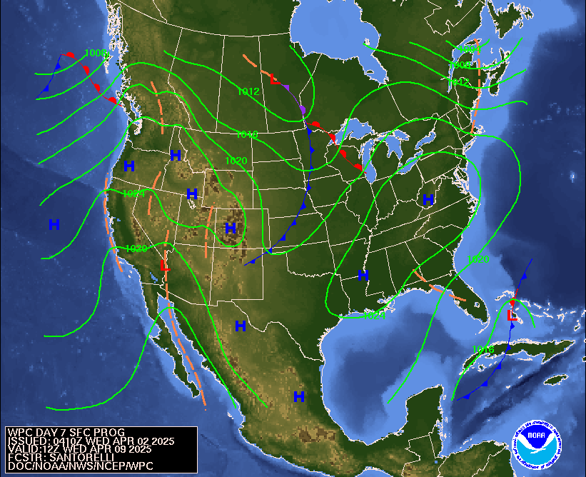 Day 7 Fronts and Pressures