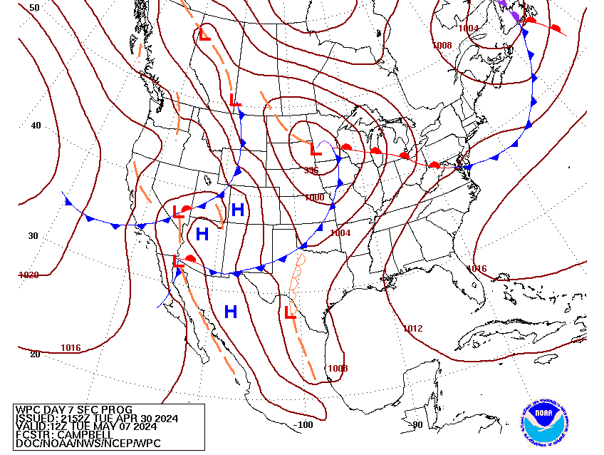 Day 7 Fronts and Pressures