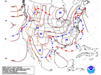 Final Day 7 Fronts and Pressures for the CONUS