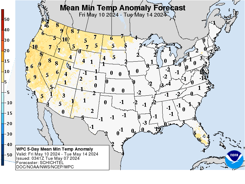Day 3-7 Minimum Temperature Anomaly