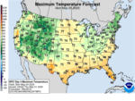 Day 4 Maximum Temperatures