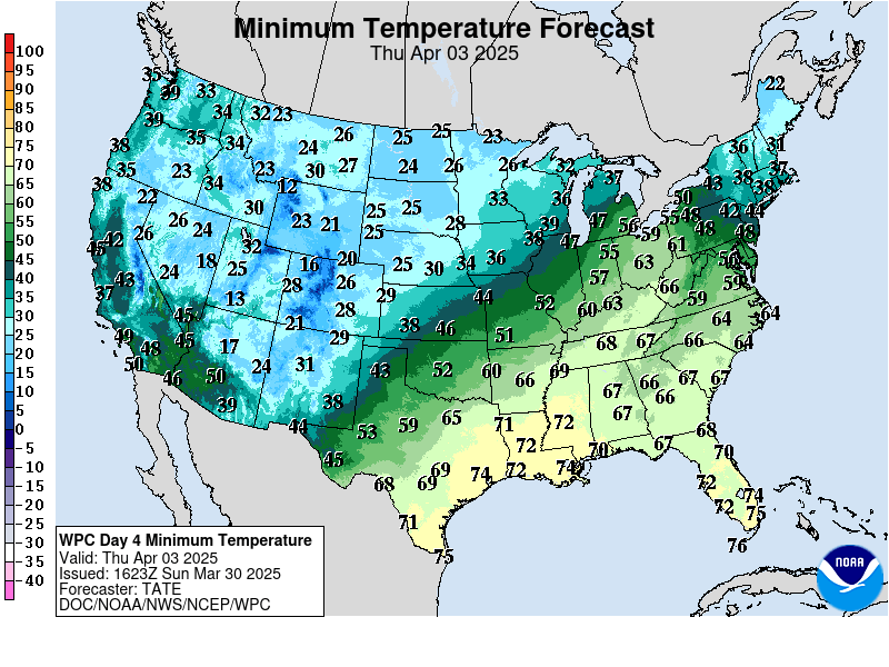 Day 4 Minimum Temperature