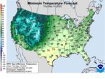 Day 6 Minimum Temperatures