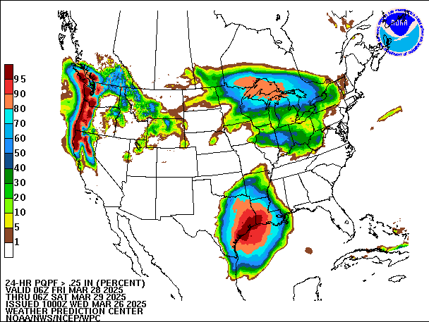 24-Hour PQPF valid 06Z March 29, 2025