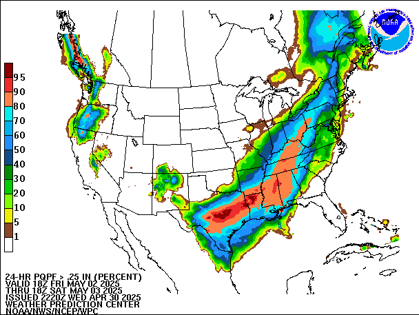 24-Hour PQPF valid 18Z May 3, 2025