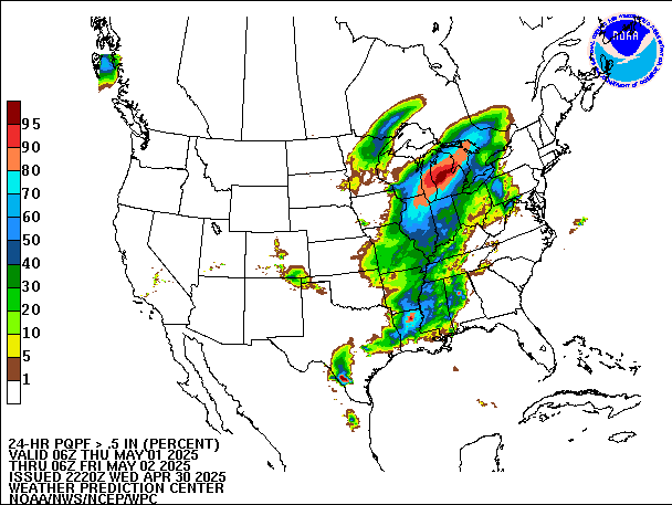 24-Hour PQPF valid 06Z May 2, 2025