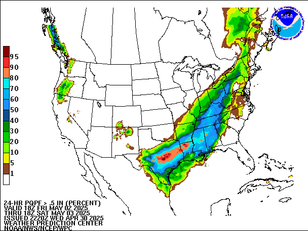 24-Hour PQPF valid 18Z May 3, 2025