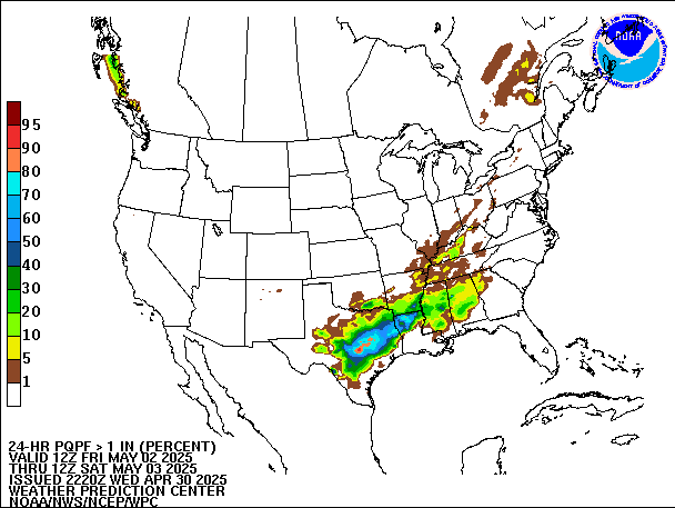 24-Hour PQPF valid 12Z May 3, 2025