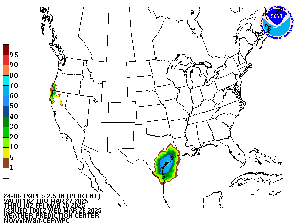 24-Hour PQPF valid 18Z March 28, 2025