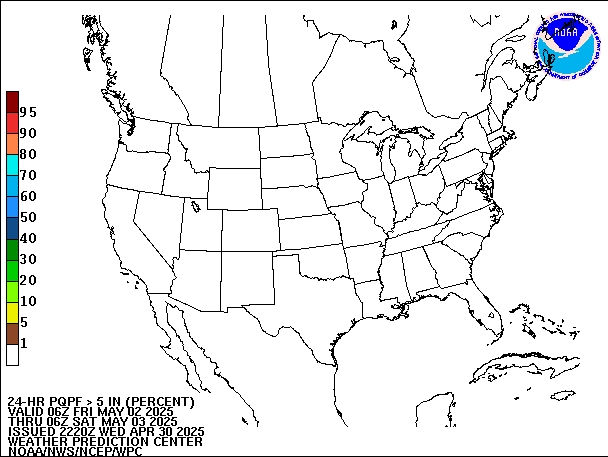 24-Hour PQPF valid 06Z May 3, 2025