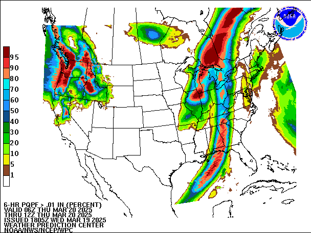 6-Hour PQPF valid 12Z March 20, 2025