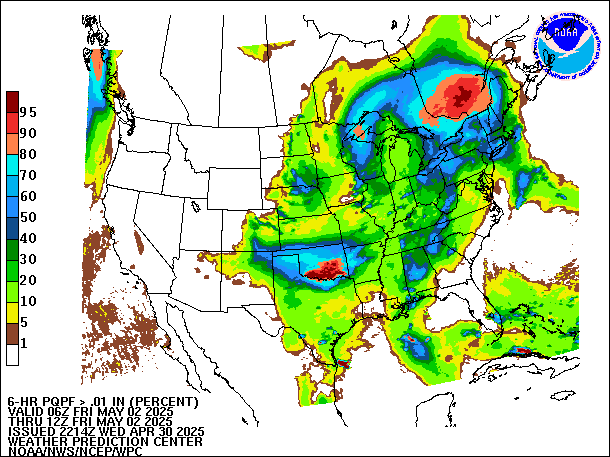 6-Hour PQPF valid 12Z May 2, 2025