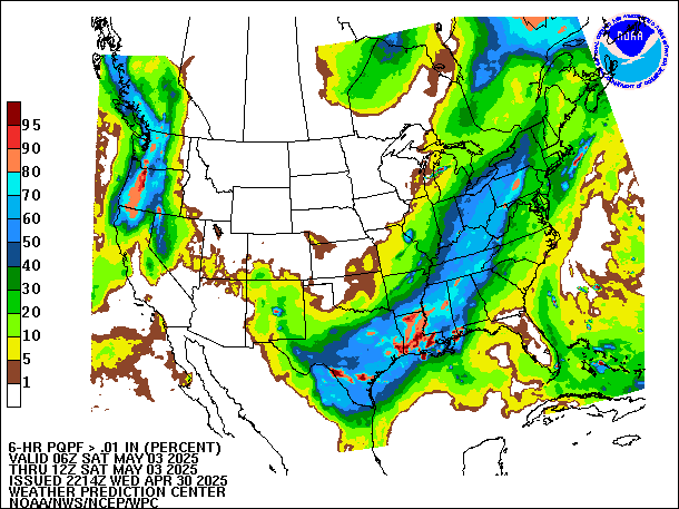 6-Hour PQPF valid 12Z May 3, 2025