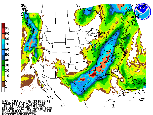 6-Hour PQPF valid 12Z May 3, 2025