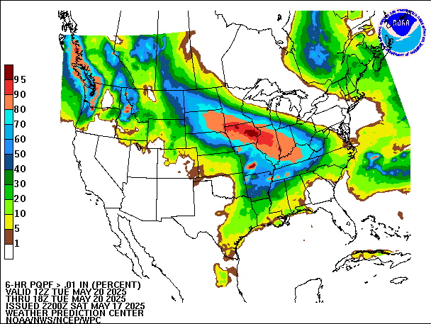6-Hour PQPF valid 18Z May 20, 2025