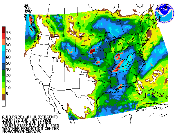 6-Hour PQPF valid 18Z June 17, 2025