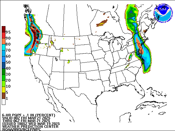 6-Hour PQPF valid 06Z March 21, 2025