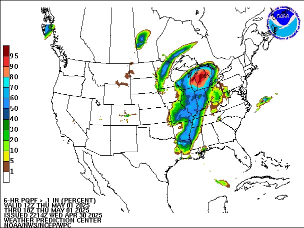 6-Hour PQPF valid 18Z May 1, 2025