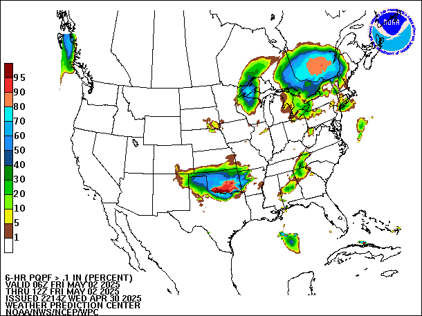6-Hour PQPF valid 12Z May 2, 2025