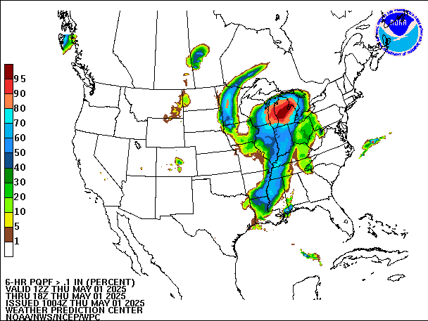 6-Hour PQPF valid 18Z May 1, 2025