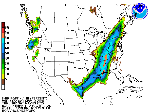 6-Hour PQPF valid 18Z May 3, 2025