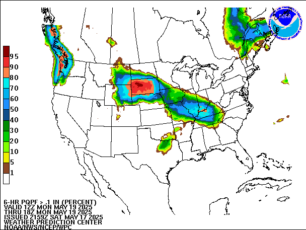 6-Hour PQPF valid 18Z May 19, 2025
