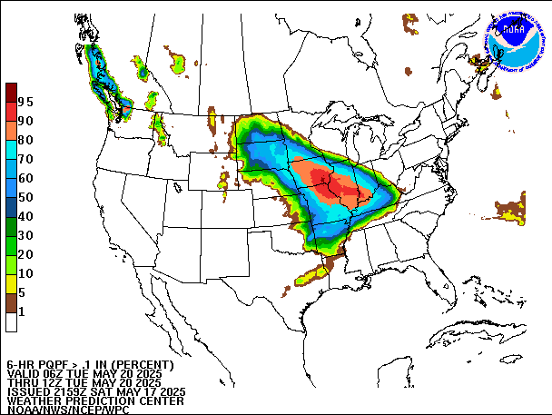 6-Hour PQPF valid 12Z May 20, 2025