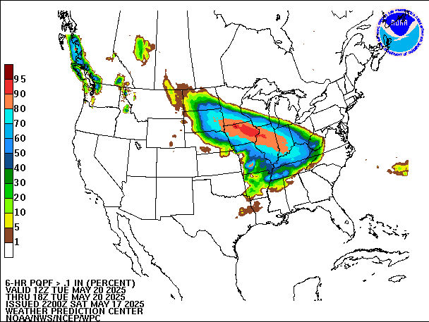 6-Hour PQPF valid 18Z May 20, 2025