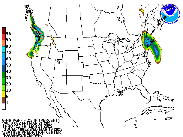 6-Hour PQPF valid 12Z March 21, 2025