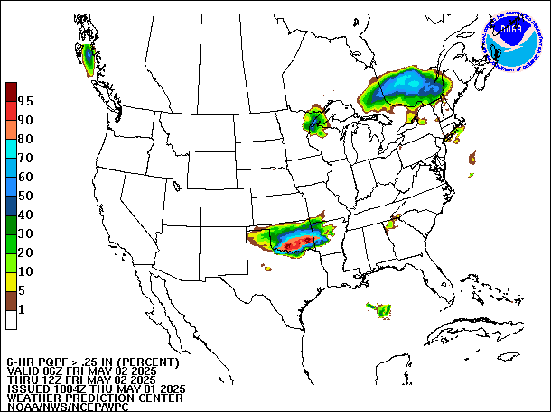 6-Hour PQPF valid 12Z May 2, 2025