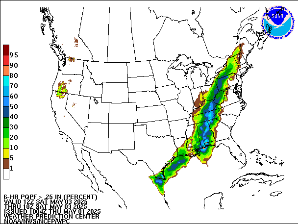6-Hour PQPF valid 18Z May 3, 2025