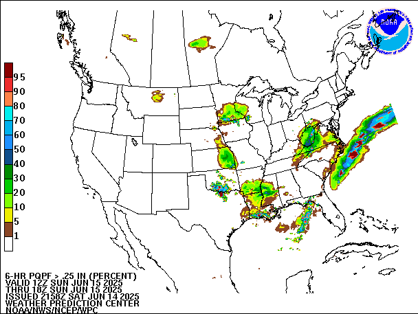 6-Hour PQPF valid 18Z June 15, 2025