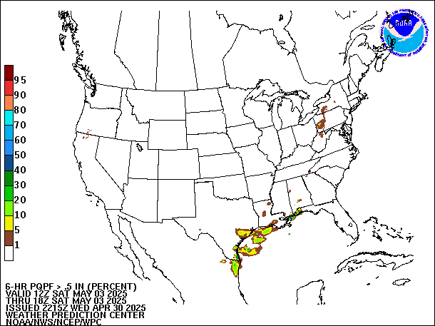 6-Hour PQPF valid 18Z May 3, 2025