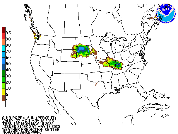 6-Hour PQPF valid 18Z May 19, 2025