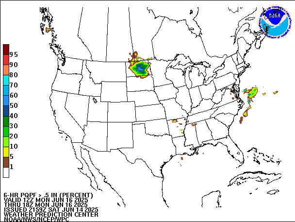 6-Hour PQPF valid 18Z June 16, 2025