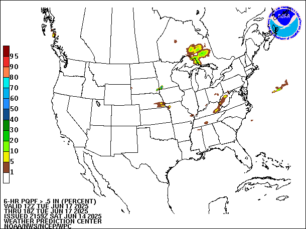 6-Hour PQPF valid 18Z June 17, 2025
