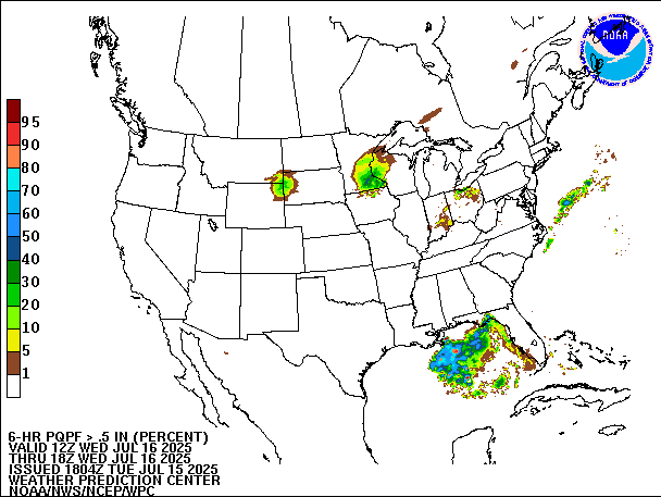 6-Hour PQPF valid 18Z July 16, 2025