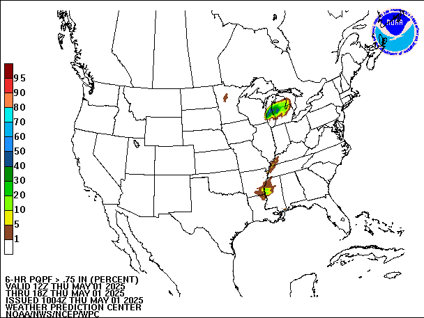 6-Hour PQPF valid 18Z May 1, 2025